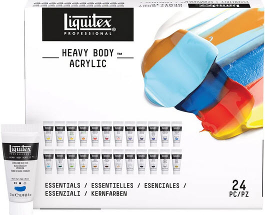 Liquitex Heavy Body Acrylic Paint Set, 24pc Liquitex Heavy Body Acrylic Paint Set, 24pc